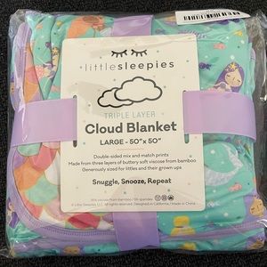 Little Sleepies Mermaid Scales Bamboo Viscose Blanket NIB